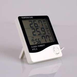 Temperature and humidity measuring instrument with wire HTC-2