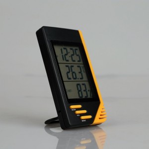 Indoor thermometer and hygrometer without sensor line JDB-60