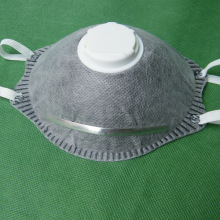 Activated carbon mask with valve