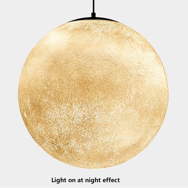 2021 New Trending Product 3D Hanging Moon Lamp LED Pendant Light Decoration