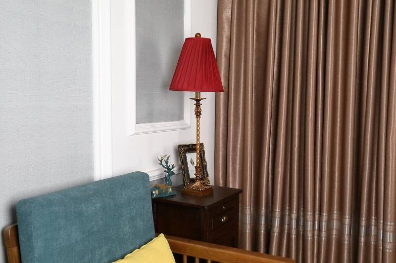 Luxury Red Crowned Crane animal Shape Table desk Lamp light