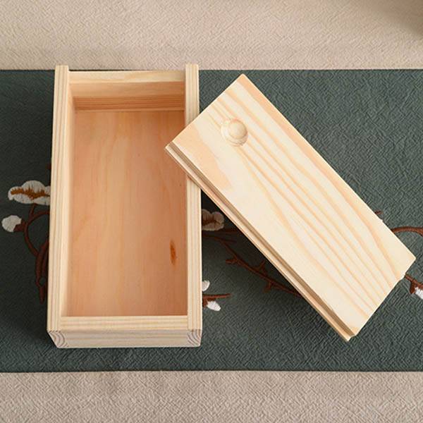 wooden acrylic sliding lid packing gift Box