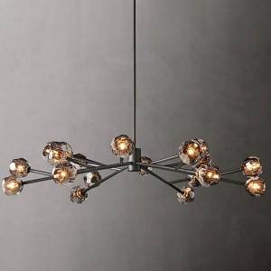 Nordic living room chandelier luxury atmosphere bedroom restaurant magic bean glass starry creative pendant light