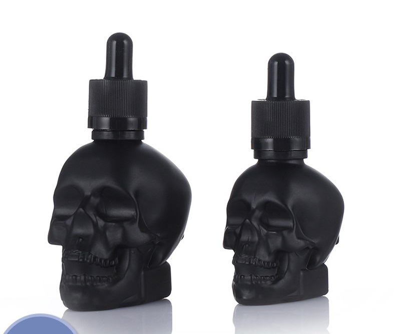 30ml,60ml,120ml,350ml Glass Plastic Perfume Skull Sanitizer Bottle Air Diffuser Bottle For Home Bottle Featured Image