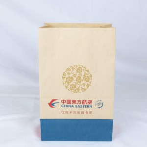 Bossa d'embalatge d'aliments de paper kraft ecològic impermeable a prova d'oli