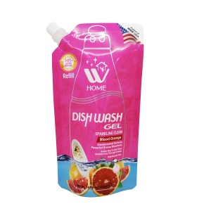 Bolsa de alta qualidade com bico vertical para lavagem de produtos químicos detergente para alimentos Bolsa de embalagem PA