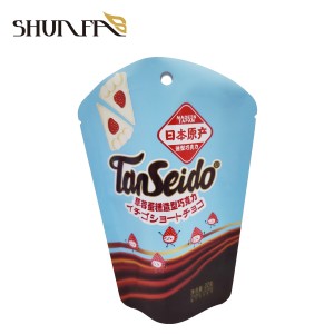 Speciale vorm Stand-up Pouch Chocolade Snoep Snack Voedsel Verpakking Mylar Bag