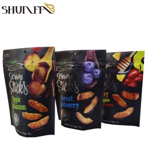 Fashion Plastic Stand up Pouch Custom Design Delicious Snack Food Zipper Bag