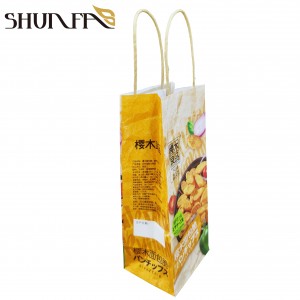 High Quality Takeaway Handbag Custom Design Shopping Gift Carrier Paper Bag