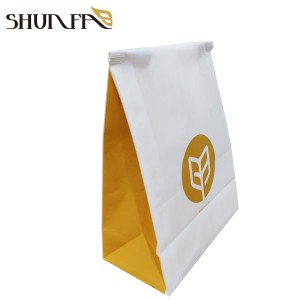 Eco-Freinly Baked Food Custom Design Bread Toast Pastry Packing Paper Bag