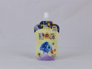 Bolsa de líquido de jugo de bolsa de pico de pie reutilizable personalizada