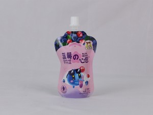 Custom Reusable Standing Spout Pouch Juice Liquid Bag