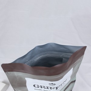 Saco de embalagem personalizado com zíper à prova de umidade e selado para alimentos para animais de estimação