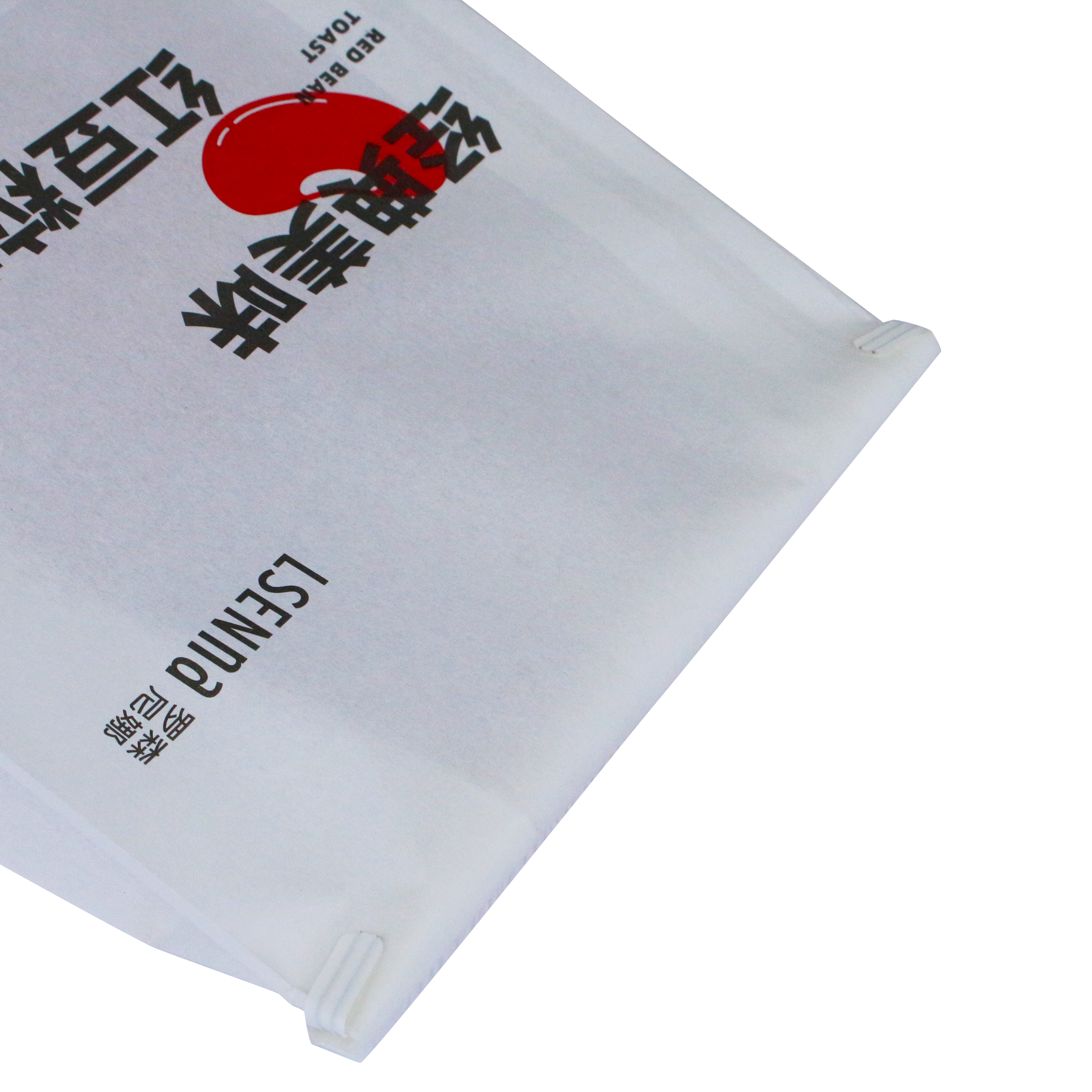Packaging Paper Bottom Paper with Window Ormosia Bean Toast Brand Packing Bag