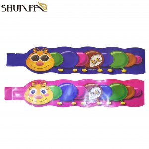 Custom Special Shape Pouch Caterpillar Shape Jelly Food Packaging Plastic Bag