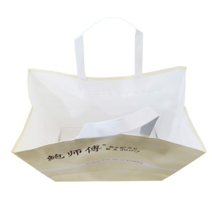 Bagt mad Bagværk Takeaway Emballage Papir Shopping Gavehåndtag Bæretaske