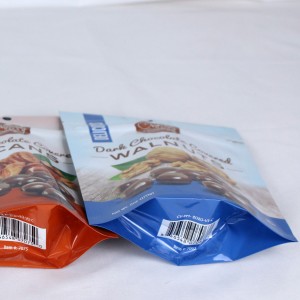 Grousshandel Benotzerdefinéiert Anti-Verschlechterung Schockela Snack Food Stand Up Packaging Pouch