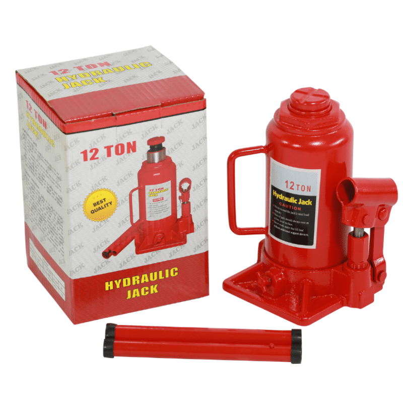 Automatic 12 Ton Air Hydraulic Bottle Jack With Heavy Duty High Lift