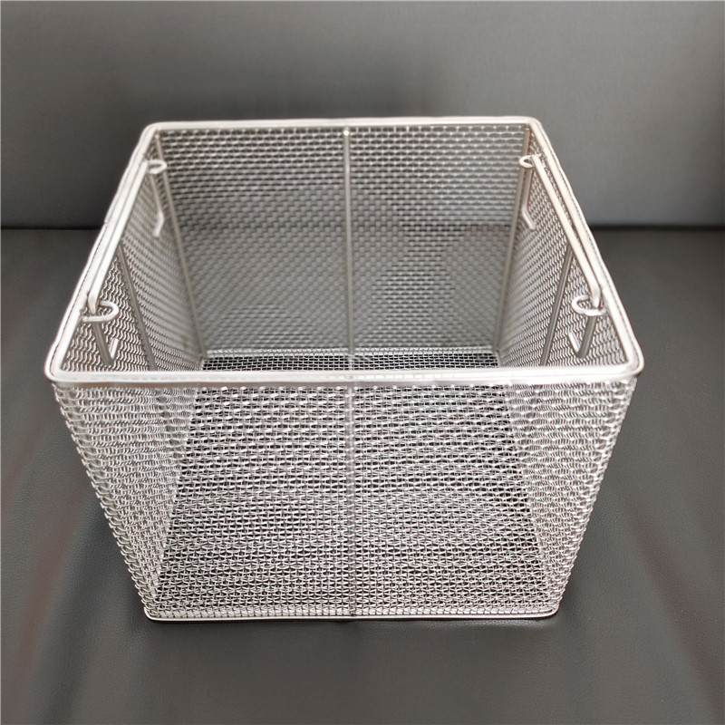 Medical stainless steel wire basket/disinfection basket