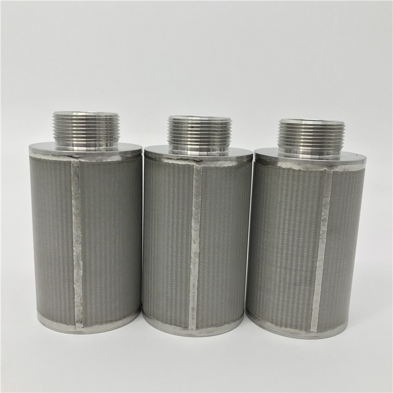Stainless steel sintered cartridge sintered mesh filter element