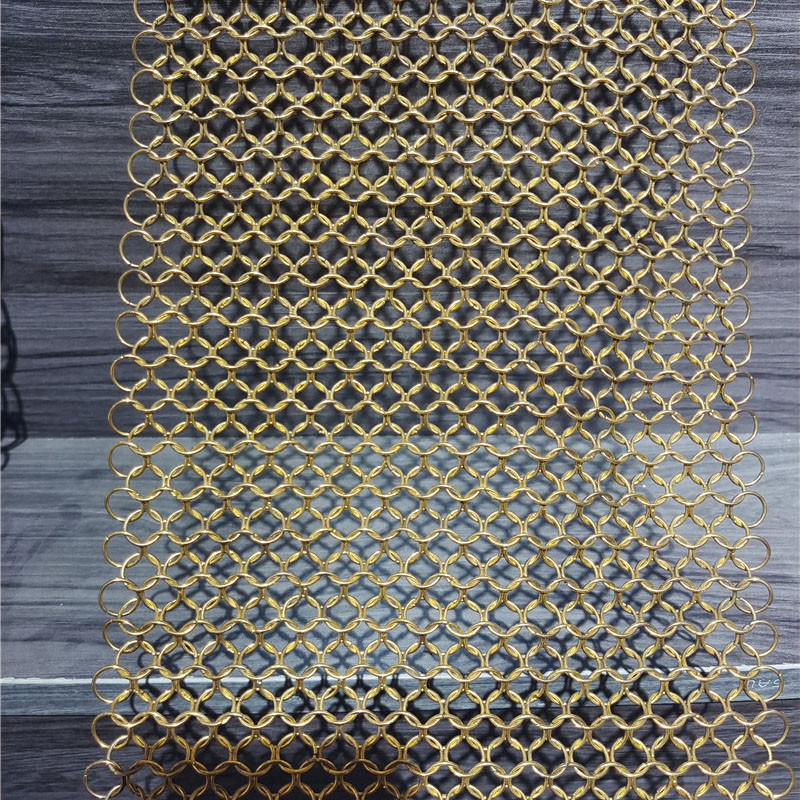 Decorative metal ring mesh Safety protection chain armor
