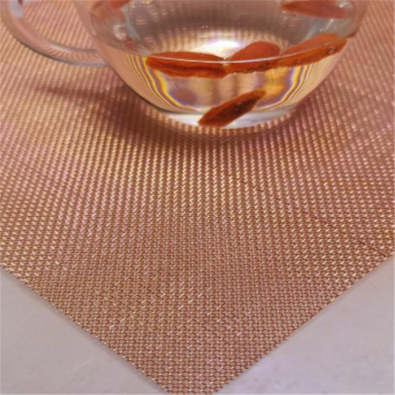 Stainless steel glass laminated decorative wire mesh