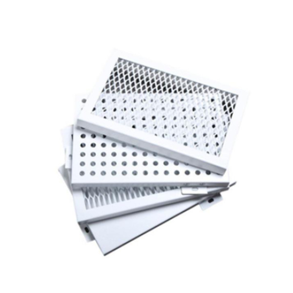 Perforated aluminum plate for curtain wall decorative