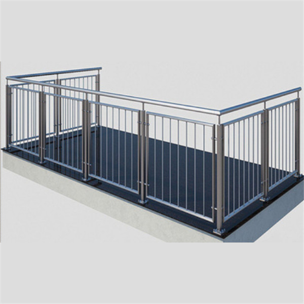 Outdoor balcony safety guardrail zinc steel metal balcony guardrail