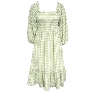 Весенне-летнее освежающее милое платье для мамы