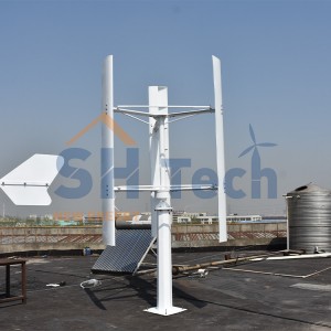 Иновативна вятърна турбина с вертикална ос H-тип – решение за чиста енергия за жилищна и търговска употреба2