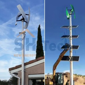 Innovativ X-Type vertikal vindmølle – 1kW-10kW alsidig miljøvenlig energiløsning2