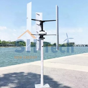 Turbina Eólica Inovadora de Eixo Vertical Tipo H – Solução de Energia Limpa para Uso Residencial e Comercial4