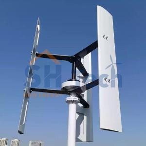 Inovativna vetrna turbina z navpično osjo tipa H – rešitev čiste energije za stanovanjsko in komercialno uporabo5