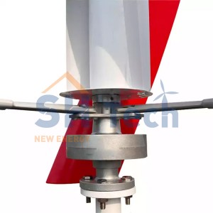 Turbina Eólica Vertical Inovadora Tipo X – Solução Energética Versátil e Ecológica de 1kW-10kW6