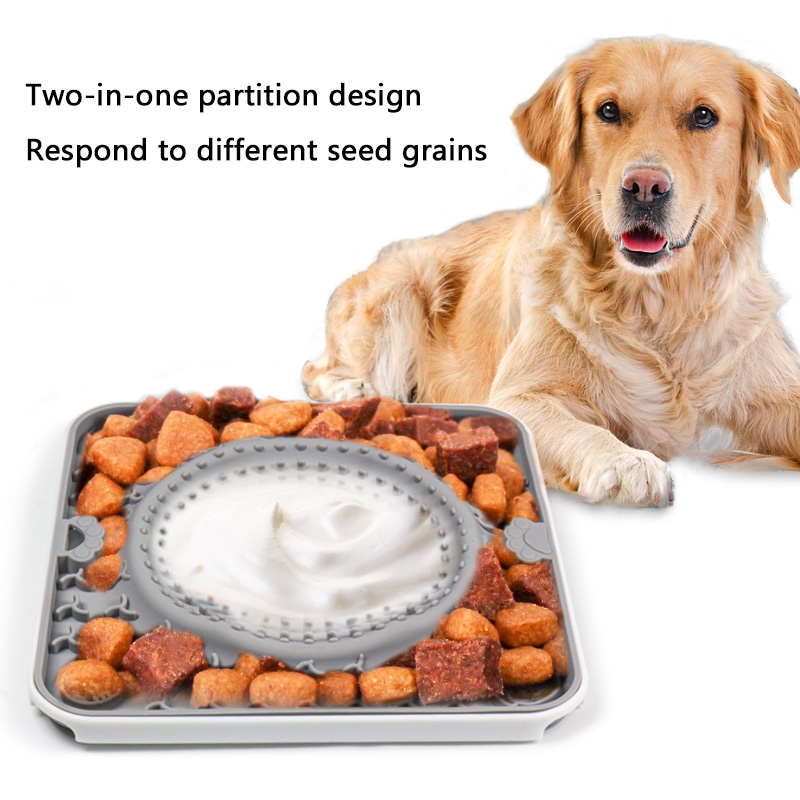 Vi introducerer Silikone Slow Feeder Pet Mat - din løsning til glad og sund kost!