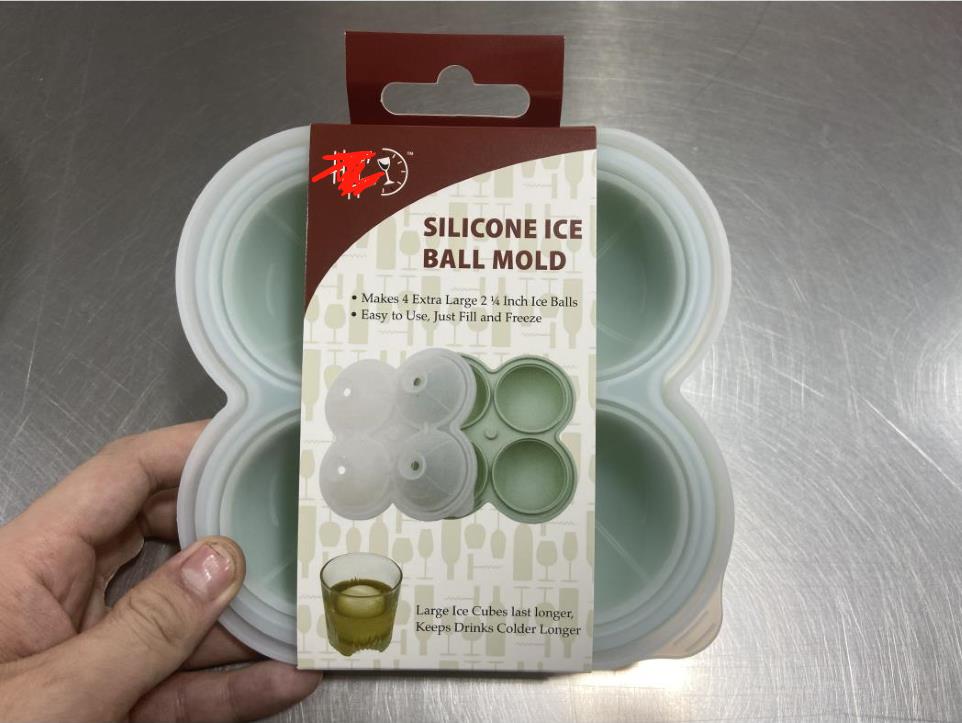 Certi imballaggi persunalizati di tavola di ghiaccio in silicone / bola
