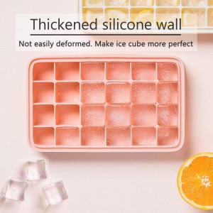 Еко-пријателски изглед на овошје 100% силиконски калап за коцки мраз од квалитетна храна
