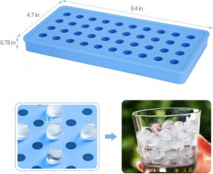 Mini vassoi per cubetti di ghiaccio Vassoio riutilizzabile da 40 cubetti di ghiaccio