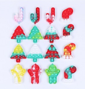 Սուրբ Ծննդյան նվեր Fidget Sensory Toy keychain