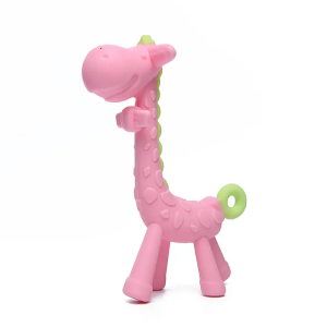 BPA bez slatke životinje u obliku bebe za izbijanje zubića Chow igračke Smiješne silikonske igračke mekane igračke za zube