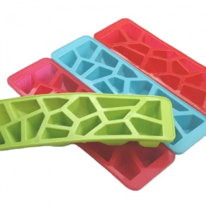 Bandexas de cubos de xeo de silicona con forma de bolboreta de calidade alimentaria