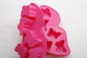 Silikonové misky na ledové kostky ve tvaru potravinářského roztomilého motýla