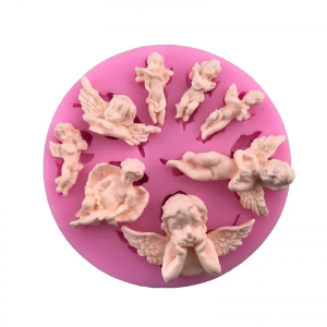 Sugarcraft Angel Silicone Mold Fondant Mould Cake Decorating Tools Candy Clay Chocolate Gumpaste Molds Resin Clay Soap Molds