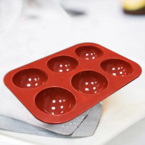 Hot Sale Manufacturer Wholesale Reusable Silicone Chocolate Mold Sphere Mold Chocolate Bomb Mold