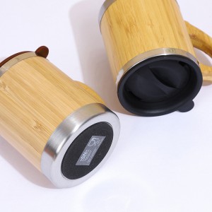Căni de cafea neagră din ceramică din bambus personalizate Accesorii cadou Cutie de nuntă creativă Logo-ul articolului surpriză Stil Buc Design Pachet Caracteristică