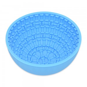 Silicone suction cup licking pad Pet meal pad Silicone slow food pad Dog slow food pad Dog licking pad