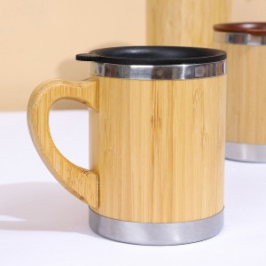Tilpasset bambus keramiske sorte kaffekrus Gavetilbehør Kreativ bryllupsæske Logo Overraskelse Genstand Stil Stk Design Pakkefunktion