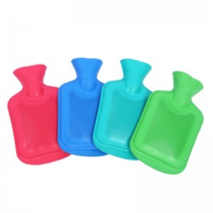 Bolsa de goma de silicona para botella de auga quente