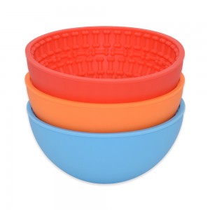 Silicone suction cup licking pad Pet nri pad Silicone ngwa ngwa nri mpe mpe akwa Dog ngwa ngwa nri mpe mpe akwa Dog liking pad