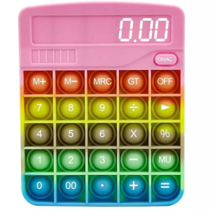 Calcolatrice in silicone che spreme i giocattoli pop sensoriali